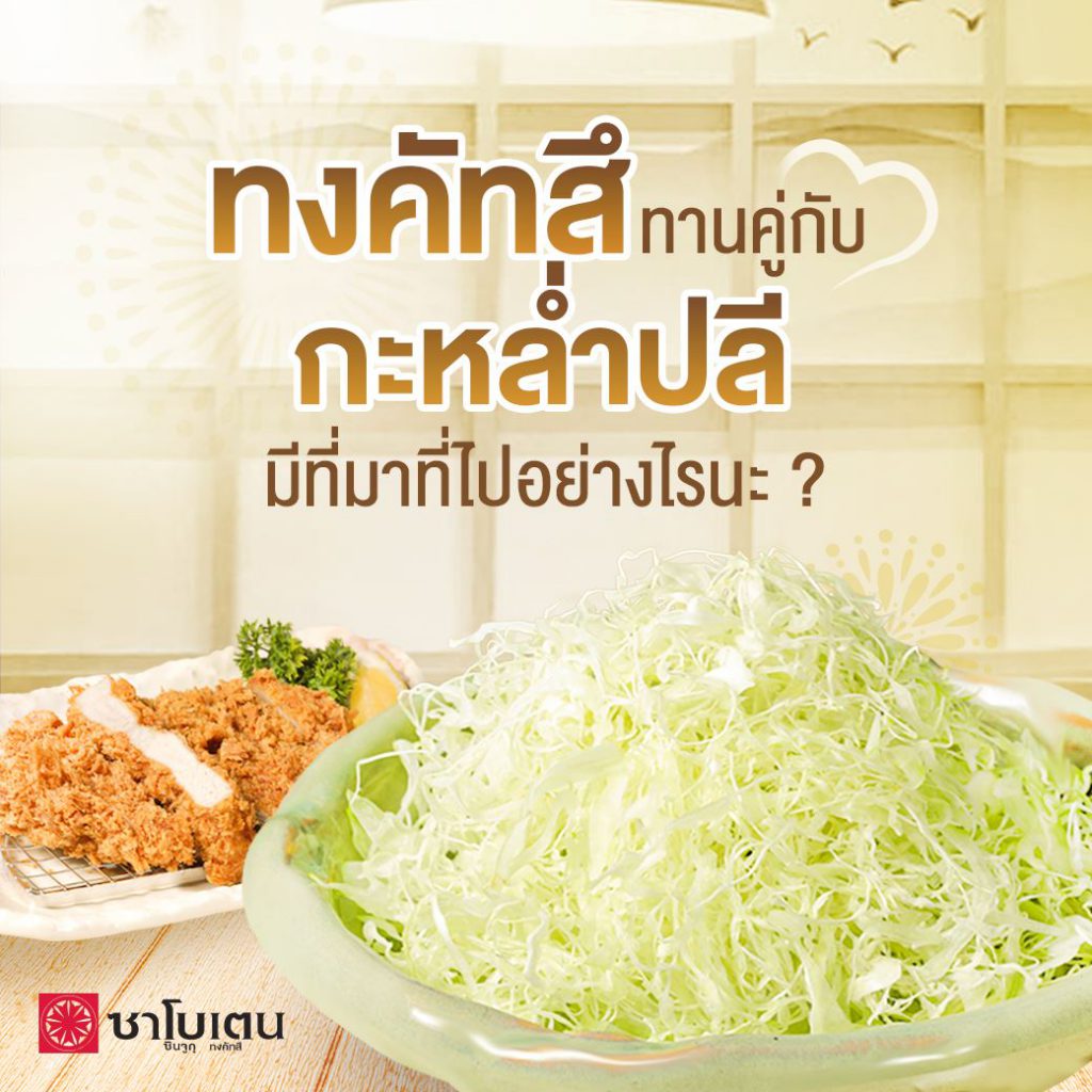 ทงคัทสึ ทานคู่กับ กะหล่ำปลี มีที่มาที่ไปอย่างไรนะ